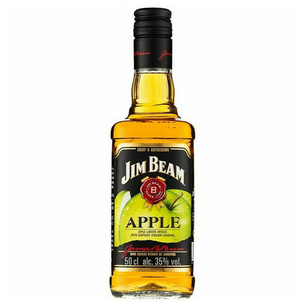 Виски Jim Beam Apple (Бурбон Яблочный), 0.5л