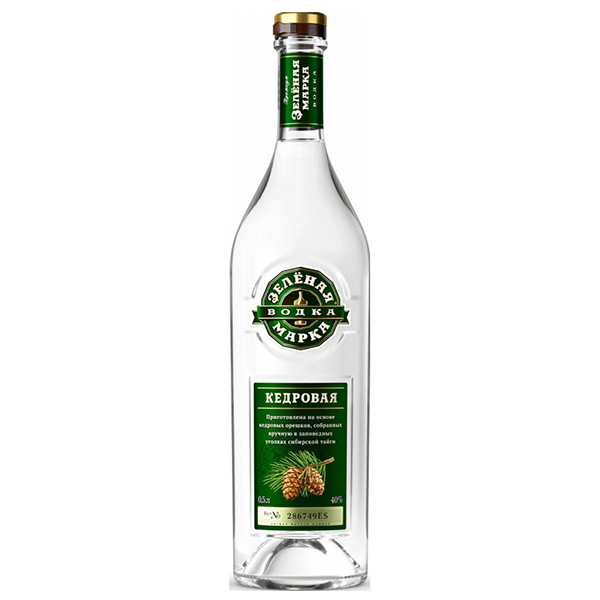 Водка Зелёная Марка, 0,5 л