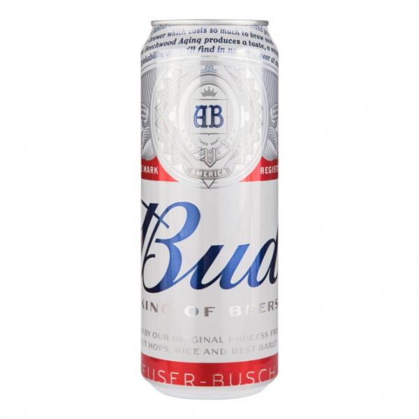 Пиво Bud светлое, (ж/б), 0,5 л