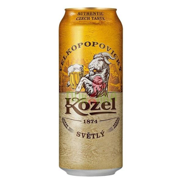 Пиво Kozel светлое ж/б 0,5 л