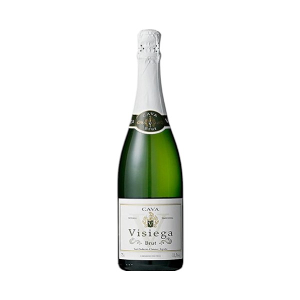 Шампанское Cava Visiega белое полусухое (Испания), 0.75л