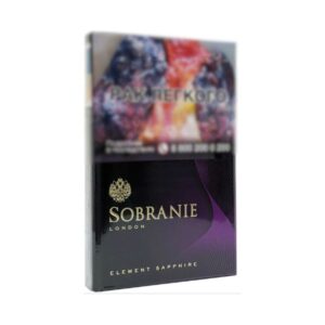 Сигареты Sobranie Element Sapphire Grape, 1 пачка