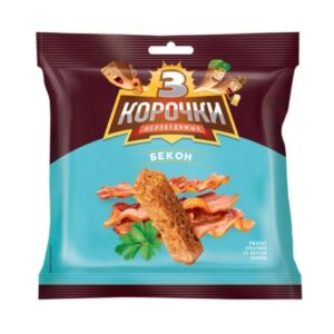 Сухарики Три Корочки «Бекон», 40 г