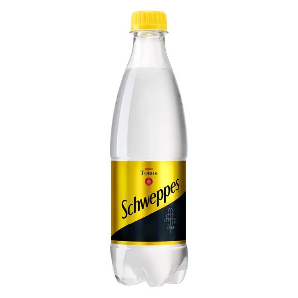 Schweppes Tonic — газированный напиток, 1 л