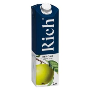 Сок Rich яблочный, 1 л