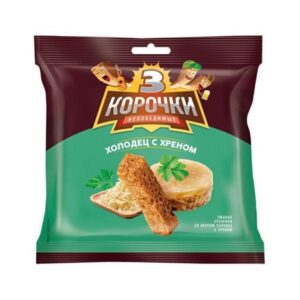 Сухарики Три Корочки «Холодец с хреном», 60 г