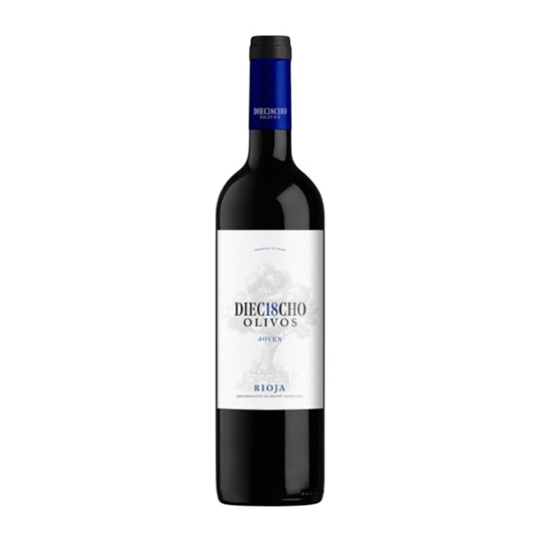Вино Diec18ocho Olivos Rioja красное сухое, 0,75 л