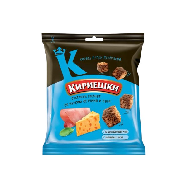 Сухарики Кириешки ветчина и сыр