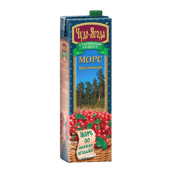 Морс «Чудо-Ягода» брусника, 1 л