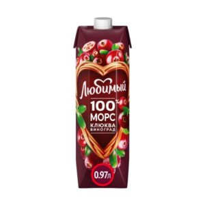 Морс «Любимый» клюква, 1 л